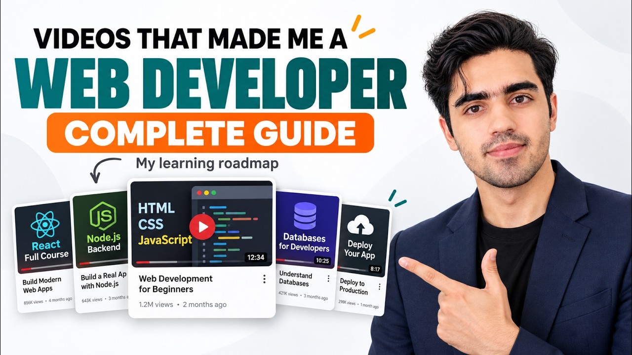 Videos that made me a Web Developer - Complete Guide - YouTube