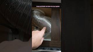 Flexible Vent Pipe And Gas Stove Do Not Go Together  Fire Hazard Prevention