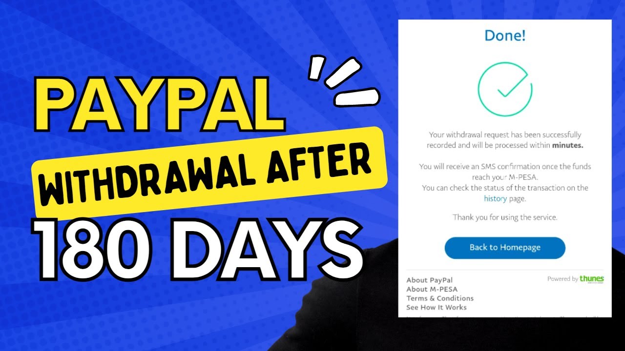 How to withdrawal funds from limited PayPal account via MPESA/BANK/CARD