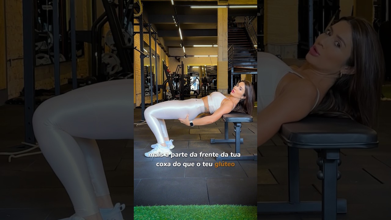 Elevação pélvica - técnica pra ativar mais glúteos 🔥 #musculação #fitness #academia #emagrecer