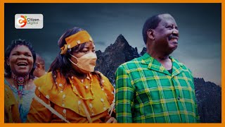 ODM leader Raila Odinga starts his two-day tour of the Nyeri County