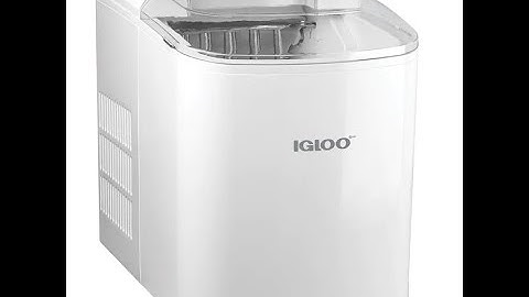 Igloo Countertop Ice Maker, (This is not a review), lol
