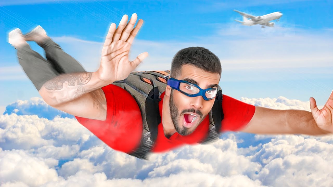 Ik ging SKYDIVEN van 4000 meter hoogte!