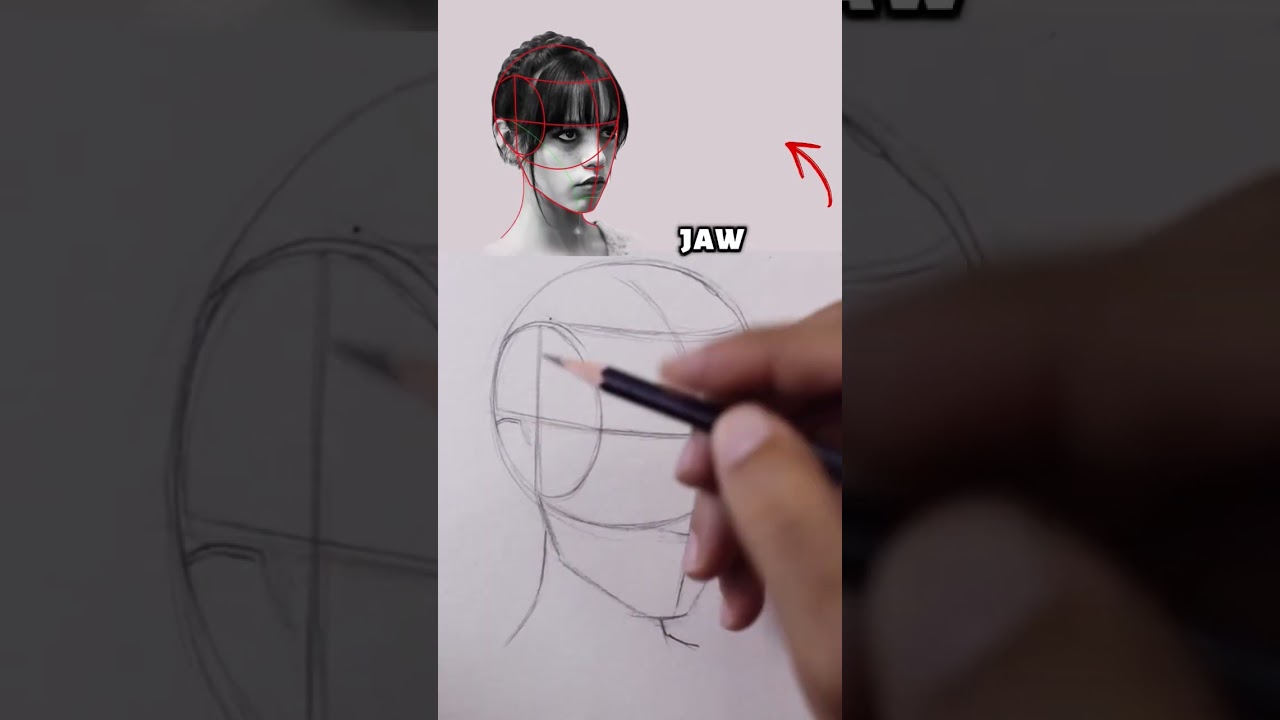 One Circle Is All You Need #loomismethod #drawing #lipsdrawing #drawingtutorial #sketch #portrait