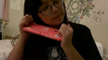 ASMR Nintendo Switch Lite Soft Tapping + Scratching