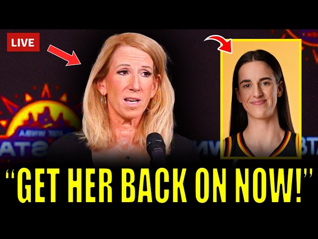WNBA Commissioner BEGS For Caitlin Clark Return – “GET HER BACK ON!” -  YouTube