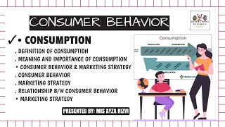 What is Consumption in Urdu & Hindi - Consumer Behavior and Marketing Strategy - Consumer Behaviour
