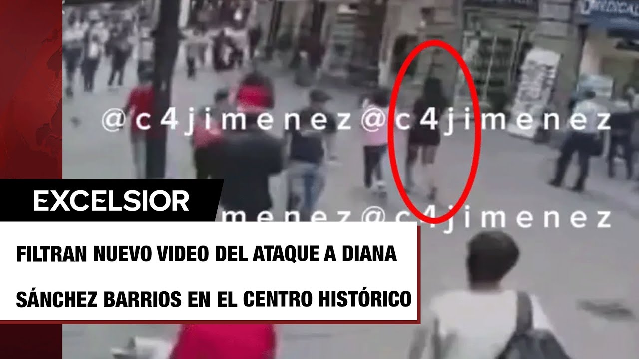 Filtran nuevo VIDEO del ataque a Diana Sánchez Barrios en CDMX