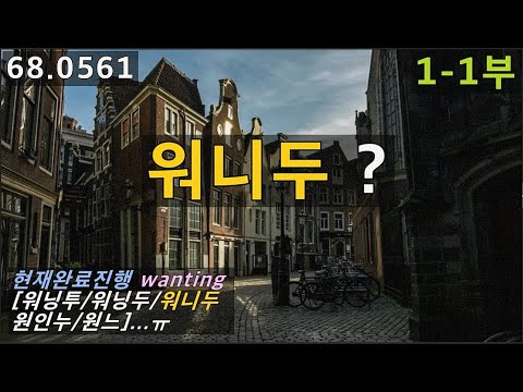 워닝[1-1부] I&amp;#39;ve been wanting to, <strong>현재완료진행</strong> 원어민 발음 배우기, 68.0561, 운배영