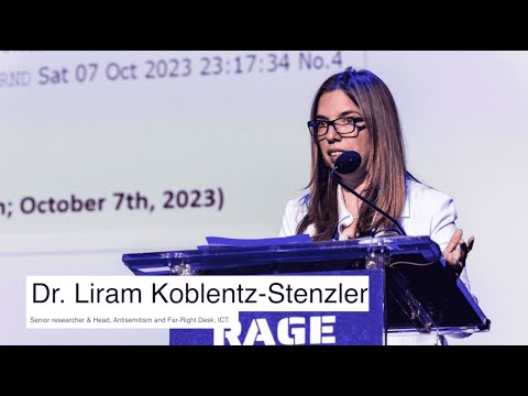 Dr Liram Koblentz Stenzler at the Rage Against the Hate Conference