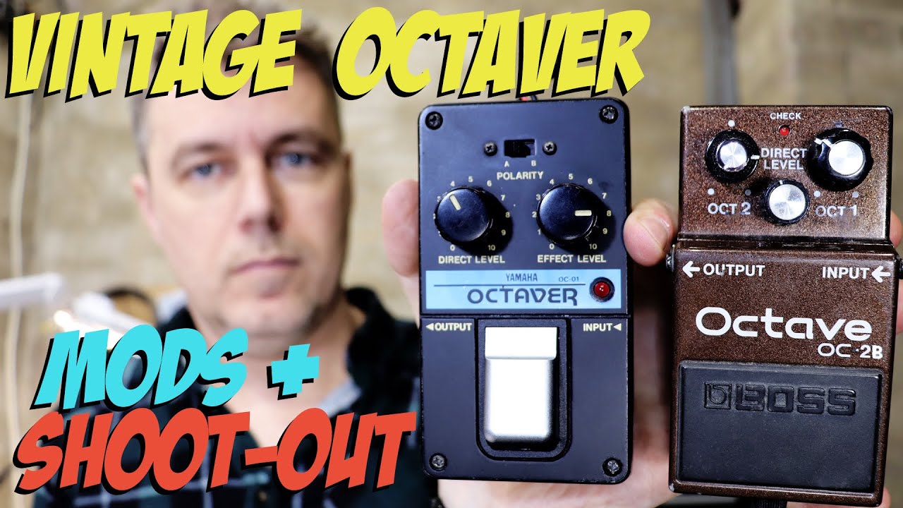 Vintage Yamaha Octave Pedal Mods and OC2 Shoot-out.