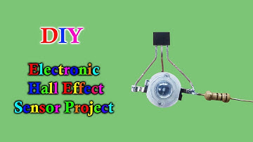 How to use Hall Effect Sensor as a Magnetic Switch to turn ON / Off an LED | Ezi Circuits