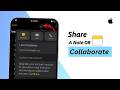 How to Share a Note on iPhone to Collaborate on iPhone (2026)