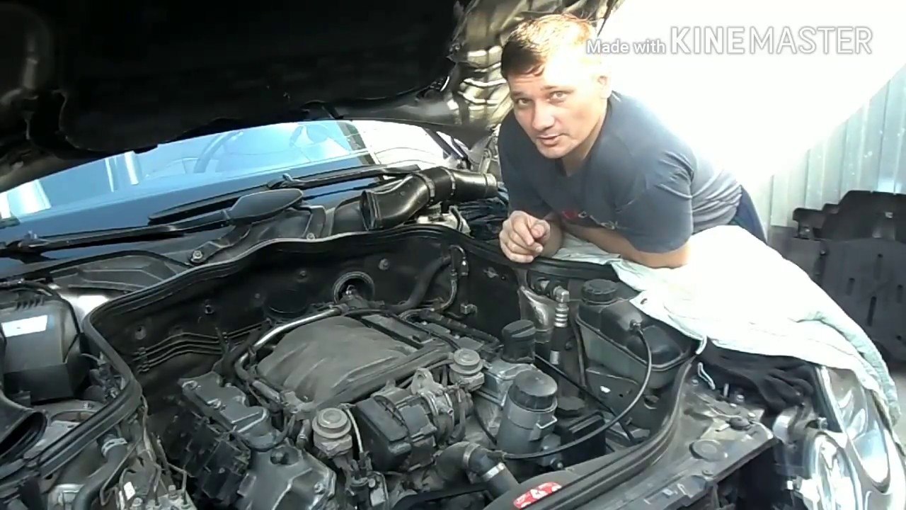 Замена фар w211