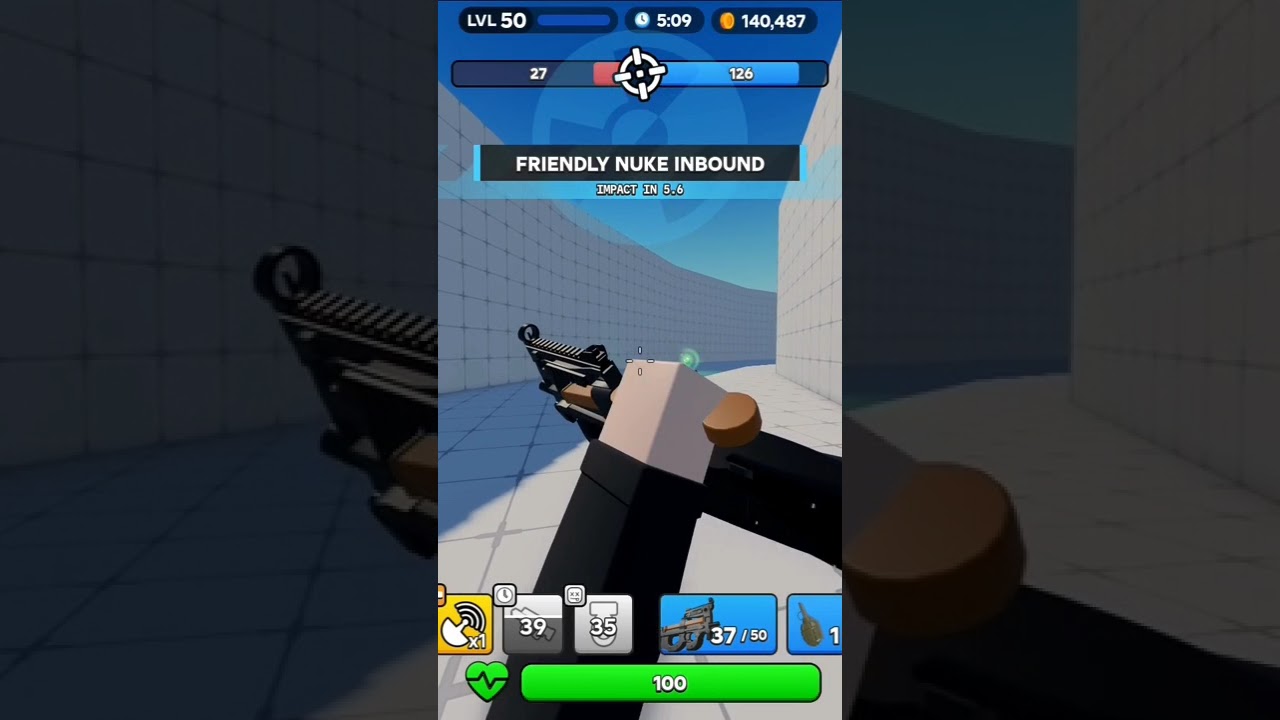 First Nuke ☢️in combat arena 