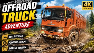 🚛 Extreme Offroad Truck Adventure | Muddy Mountain Driving Challenge | Truck Simulator Gameplay screenshot 3