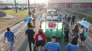 PHS Homecoming Parade DRONE: 13 the end & over crowds