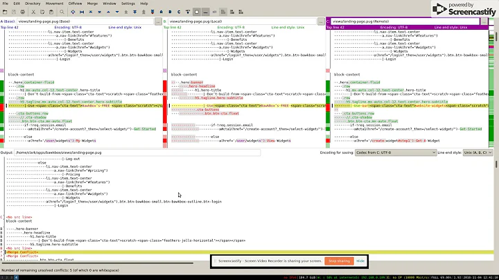 How To Merge A Non Trivial Multi Line GIT Conflict