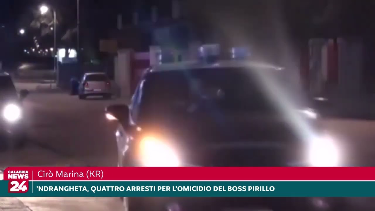 Cirò Marina, 'Ndrangheta, quattro arresti per l'omicidio del boss Pirillo
