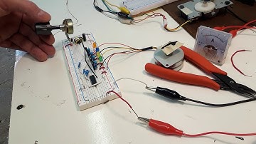 Stepper Motor (no software) Experiment 4 - unipolar 5 wire