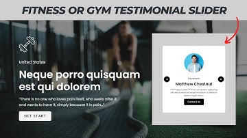 How To Create a Fitness or Gym Testimonial Slider in WordPress