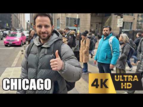 Downtown Chicago March 4, 2026 Morning Virtual Walking Tour 4k