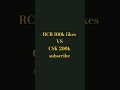 RCB vs CSK #shortsvideo