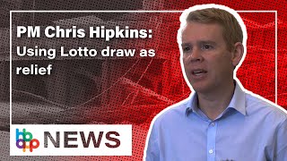 Hawke's Bay App - PM Chris Hipkins on Lotto Draw