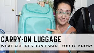 Everything you need to know about carry-on luggage rules | What the airlines don't want you to know! screenshot 1