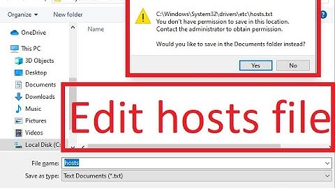 How to edit Hosts file in windows 7,8,8.1,10