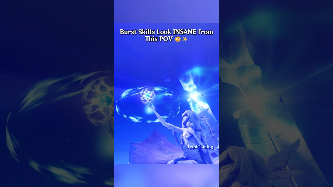 The Columbina Statue, The Most Cinematic Bursts in Genshin Impact #genshinimpact #nahida #furina