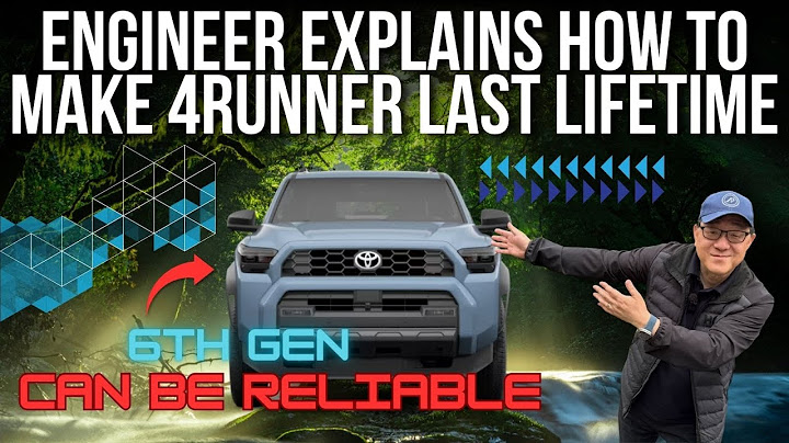 ENGINEER EXPLAINS HOW TO MAKE 6th GEN 4RUNNER LAST A LIFETIME // CAN TURBO VEHICLES BE RELIABLE?