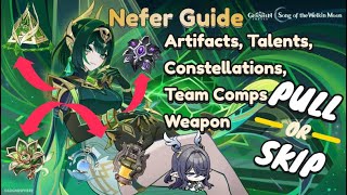 Nefer Guide – Build, Artifacts, Team Comps, Weapons (Full Breakdown) | Genshin Impact