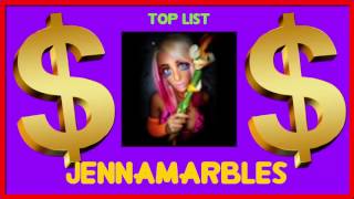 How much JENNAMARBLES made money on YouTube { In March 2016 }