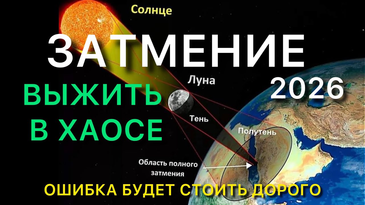 КОРИДОР ЗАТМЕНИЙ. С 17 февраля по 3 марта 2026. ОШИБКА БУДЕТ СТОИТЬ ДОРОГО. Выжить в хаосе 