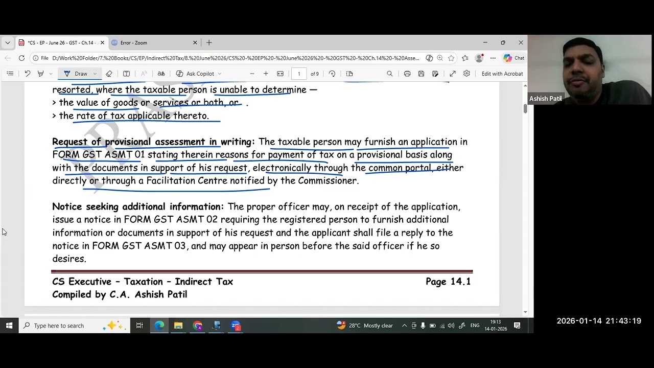 45  CS   EP   J26   B1   Ch 14   Assessment   L1