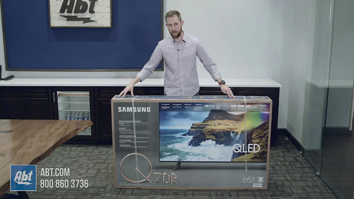 Unboxing The Samsung Q70R QLED - QN65Q70R