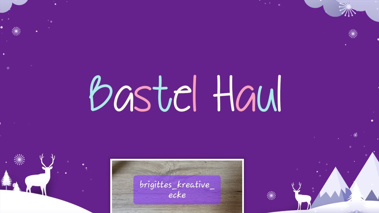 Bastel Haul - Kreativbunt, Amazon, TheCoffeeMonsterzCo, Hubman and Chubgirl