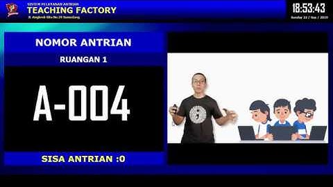 Aplikasi Antrian Dengan Fitur Video Player || Murah !!