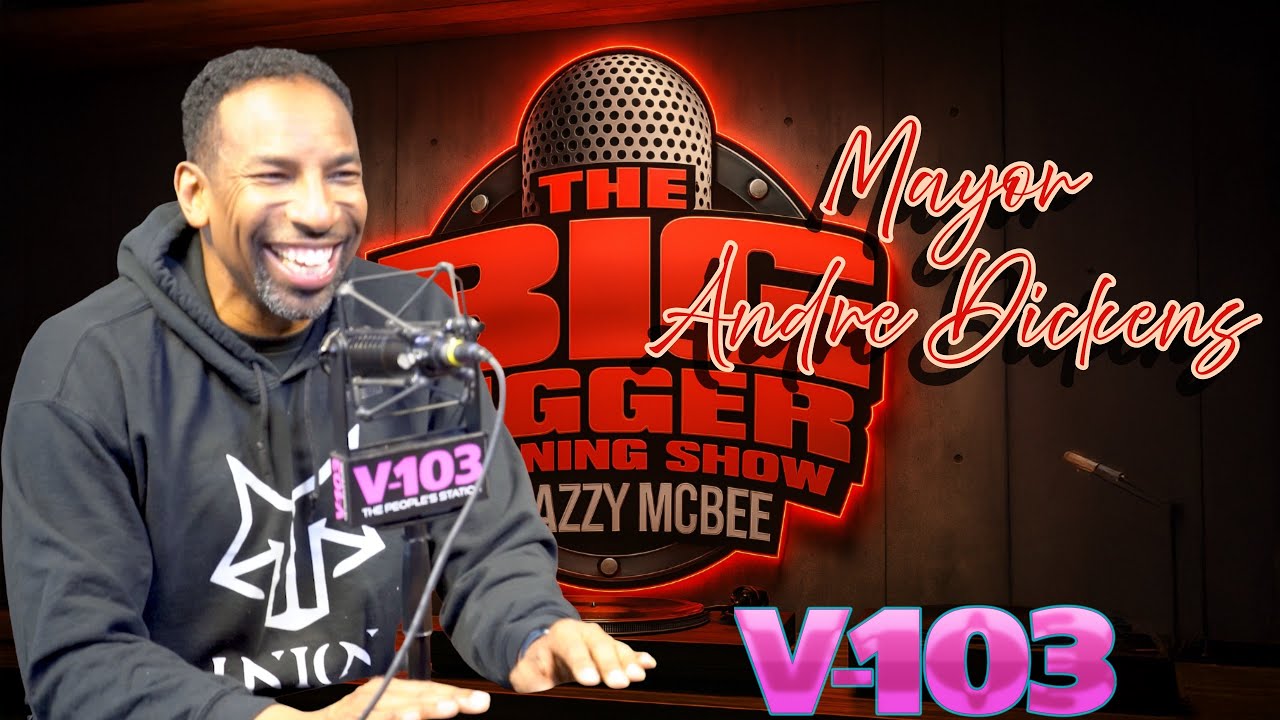 Mayor Andre Dickens Joins Big Tigger & Jazzy McBee on V-103 to