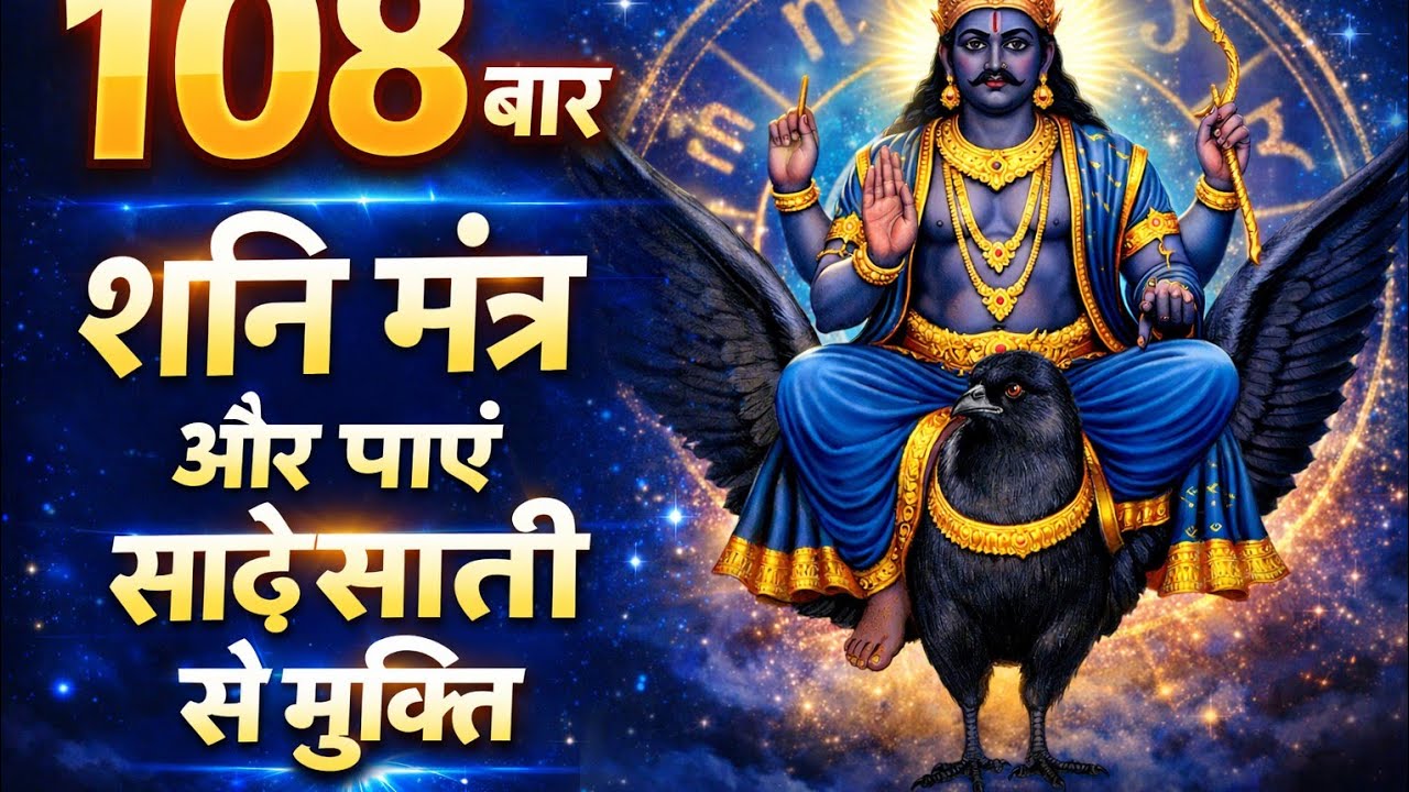 शनि मंत्रशनि देव मंत्रॐ शं शनैश्चराय नमःशनि मंत्र 108 बारसाढ़ेसाती उपायशनि दोष निवारणशनिवार