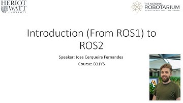 B31YS: Introduction from ROS1 to ROS2