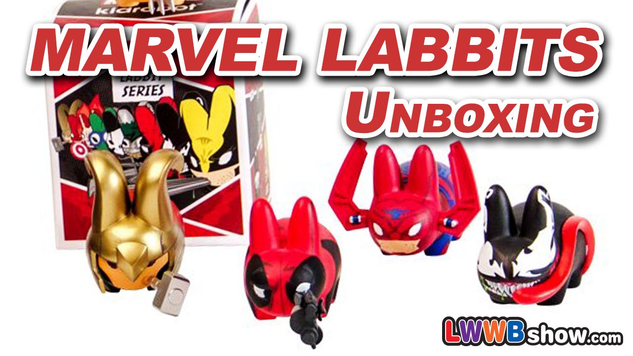 Marvel Labbit Marvel Labbit Series 1 Kidrobot Red Skull Ghostrider Toys Unboxing Ep 4 ...