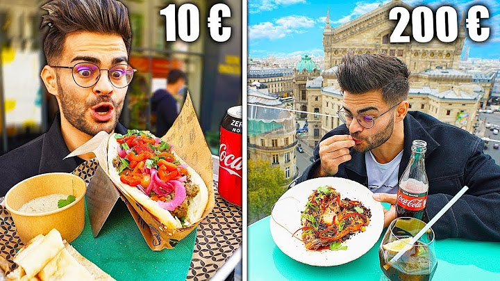 MENU À 10€ VS MENU À 200€ !