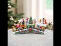 Disney Characters Christmas Train Christmas Village Animated LED Train with Music #disneycollectible