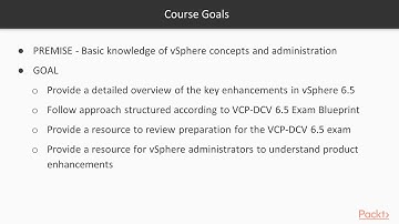 vSphere 6.5 Data Center Essentials: The Course Overview|packtpub.com
