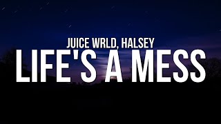 Juice WRLD - Life’s A Mess (Lyrics) ft. Halsey chords