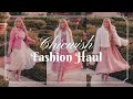 Chicwish try on haul  holiday  winter   feminine dresses  skirts