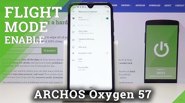 How to Activate Flight Mode in ARCHOS Oxygen 57 - Enable Airplane Mode