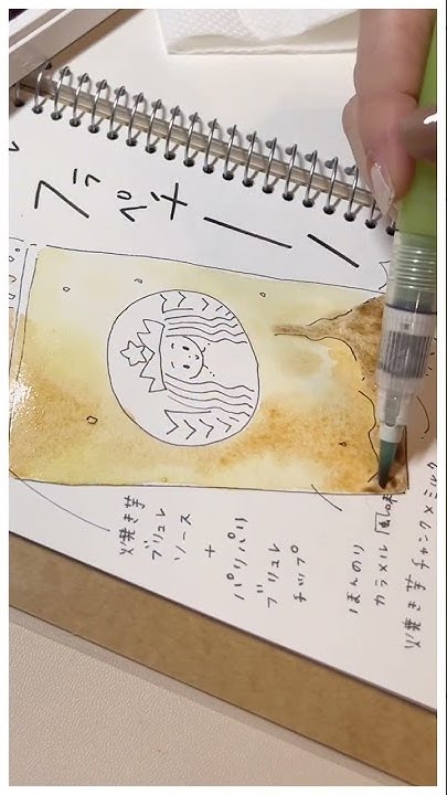水彩色鉛筆 ゆるいディズニープリンセス描いてみた メイキング Youtube